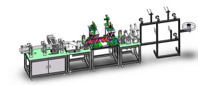 Chine Masque N95 chirurgical complètement automatique faisant la machine avec le certificat de la CE, FFP2, machine du masque FFP3 à vendre