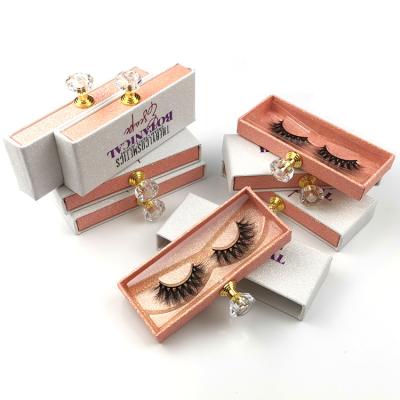 China Fashion Design Sellers Wholesale Custom False Eyelash Eyelash Packaging Box Own Logo Brand Real Fur Lashes 25mm 3D Mink Eyelashes for sale