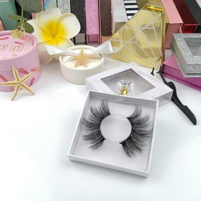 China OEM Good Quality Extra Long Professional Eyelashes Big 3D Mink Strip Lashes 25mm Fashion Design for sale