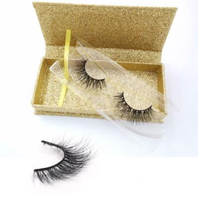 China Hot Selling Natural Lash Full Strip Eyelash Custom Package Box Lash 3d Natural Looking Mink Eyelashes for sale