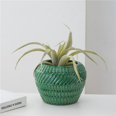 China Wholesale Modern Garden Decorative Succulent Planter Flower Pot Indoor Outdoor Ceramic Mold for sale