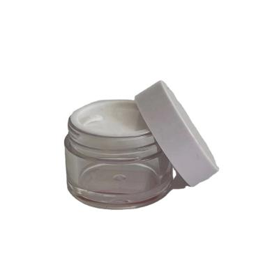 China Small capacity 5g 15g 30g 50g 80g 100g petg material cosmetic acrylic make up package cream jar for sale