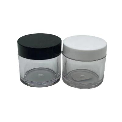 China Good quality cosmetic thick empty petg cream jar for cosmetic package 80g for sale