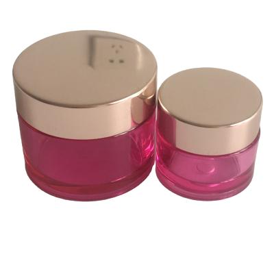 China Luxury Skin Care Cream Cosmetic Plastic Cream Container Jar for sale