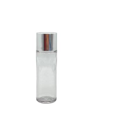 China BEAUTY PACKAGING 100ml Clear Cylinder Empty Petg Plastic Toner Bottle for sale