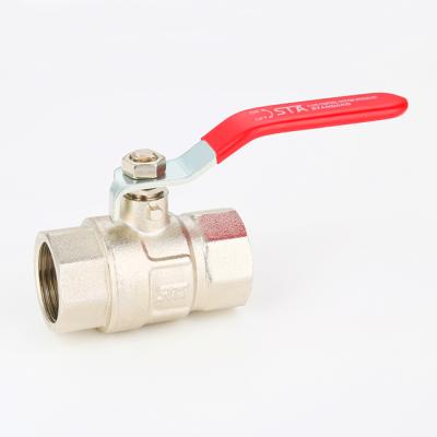 China STA.1027 general 3 inch ball valves for water cw617n BSP threaded forged brass ball valve for sale