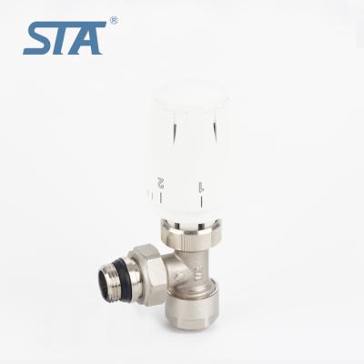 China STA.6309 china suppliers general yuhuan brass male thread radiator thermostatic valve for sale