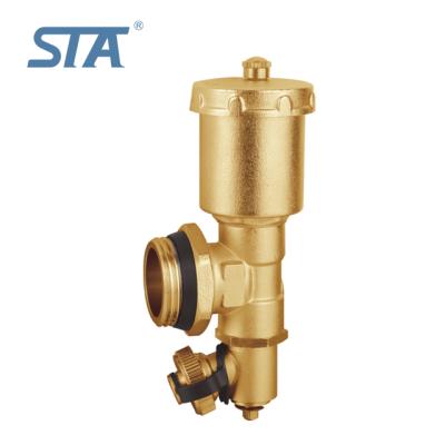 China Chinese tail part STA.6307 screw adjustable auto vent and drain for floor heating manifolds for sale