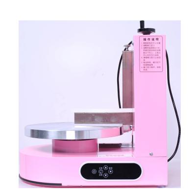 China Snack Factory Automatic Cake Cream Machine Portable Cake Spread Decorating Coating Smoothing Machine for sale