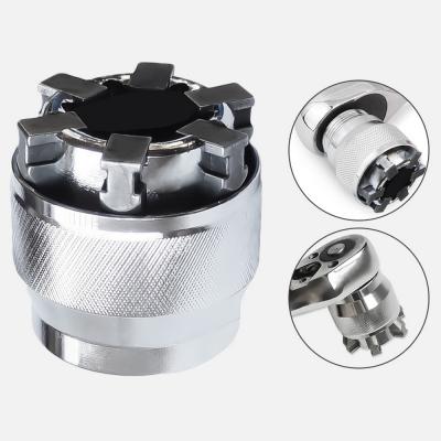 China 1PC Universal Carbon Steel 3/8 Inch Drive 10-19mm Adjustable Hex Socket Wrench Torque Wrench Adapter Wrench Ratchet Wrenches Repair Tools for sale