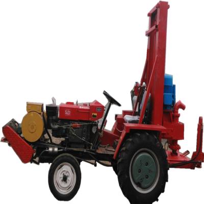 China Water Well Drilling High Efficiency Tractor Mounted Water Well Drilling Rig Machine for sale