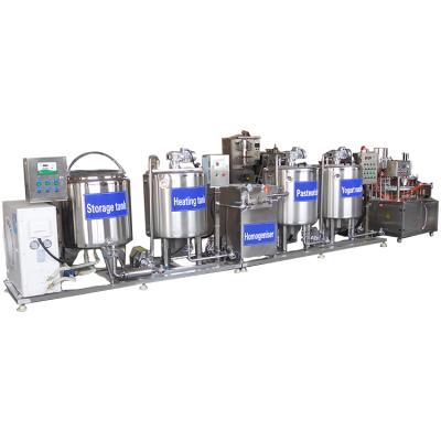 China Automatic Continuos Yogurt Making Machine Food Grade Yogurt Production Equipment 3 in 1 Yogurt Making Machine for sale