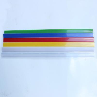 China Colorful Plastic Price Tag Holder PVC Shelf Price Strip for sale