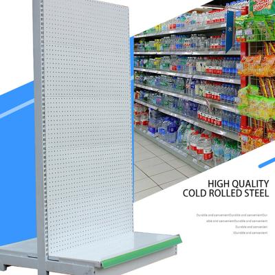 China Single / Double Sided Cheap Price Metal Panel Floor Gondola Rack For Sale Hanging Hook Pegboard Display Stands for sale