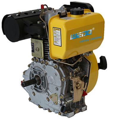 China WEDO 192F 11hp Italy Electric Diesel Engine Four Stroke Type Of Keyway Shaft Start Air Cooled for sale