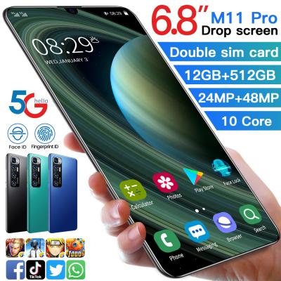 China Dual SIM Card Original Unlocked Smartphone M11 Pro With Dual SIM Card Face ID Unlock 12GB+512GB Celulares for sale