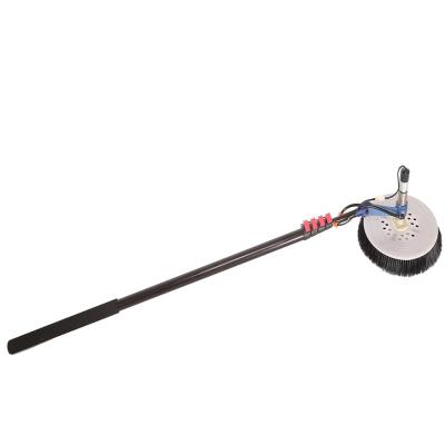 China Customized YH-400MM PV Solar Clean Roof Telescopic Solar Panel Cleaning Brush Handle Tool 14.8V 10Ah Photovoltaic Electric Cleaning Lithium Battery for sale