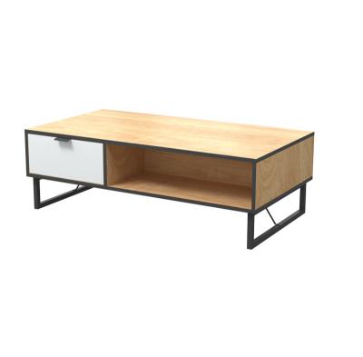 China Modern Nordic living room coffee table tea storage coffee table style simple wooden furniture for sale