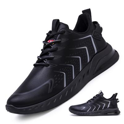 China Fashion Trend Men Designer Casual Sneakers PU Fitness Indoor Outdoor Leather Walking Shoes From China Manufacturer for sale