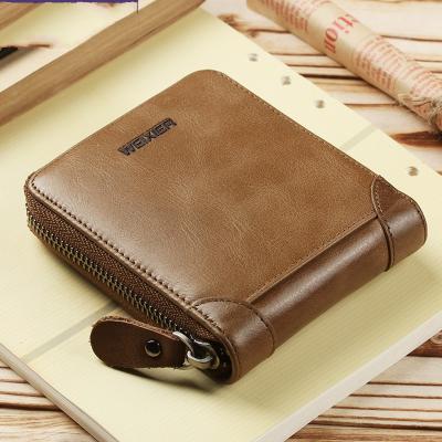 China Fashion Vintage PU Pocket Travel Wallet Waterproof Hot Selling Leather Men Purse Wallets for sale