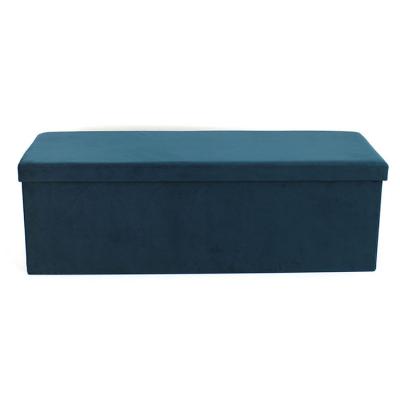 China 2021 New Style Foldable Velvet Sofa Ottoman Dressing Table Step Stool for sale