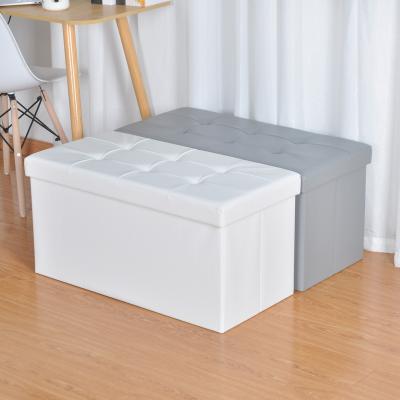 China Amazon Best Selling Foldable Factory Large Cheap Storage Ottoman Bench for sale