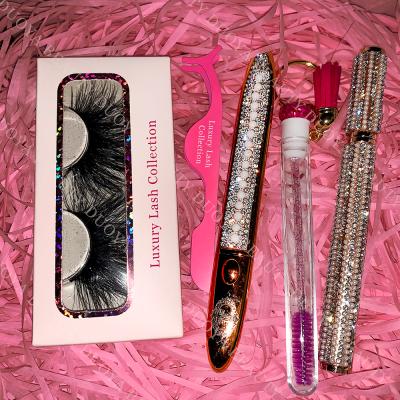 China Custom Long New Design Natural Eyelash Packing Brand 25mm Mink Eyelashes Wholesale 3d Mink False Eye Lashes Own for sale