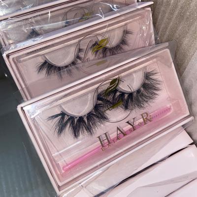 China Wholesale Thick Mink Eyelashes With Customize Box 25mm Mink Laches Vendor Mink 5D Lash Pairs for sale