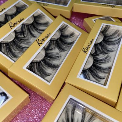 China Real Mink Thick Strip Lashes 3d Real Thick Mink Full Strip Lashes Natural Mink Lashes False Eyelashes Fluffy Lashes for sale