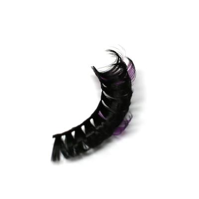 China Natural Long Full Strip Lashes Halloween Lashes Packaging Colored Fake Mink Eyelash for sale