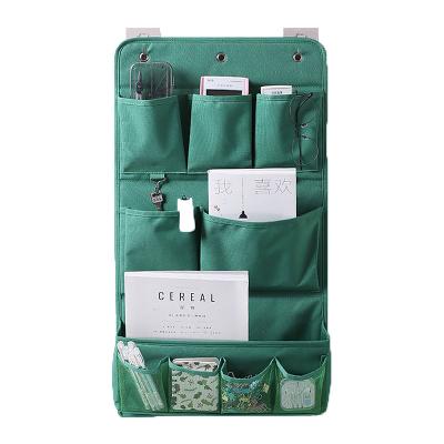 China Multifunctional Folding Wall Mounted Hanging Cloth Storage Bag Door Wardrobe Wall Organizer Bag for sale