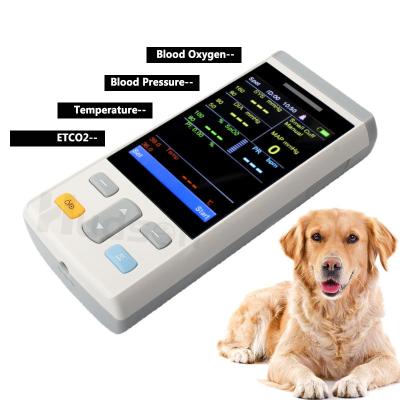 China Heart SPO2 Spo2 Spleen Capnograph Monitor Handheld Vital Signs Monitor Veterinary Veterinary Machine for sale