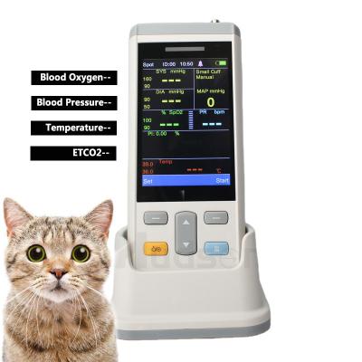 China Veterinary SPO2 Vital Sign Monitor Animal Multiparameter Blood Pressure Monitor with CO2 Equipment for sale