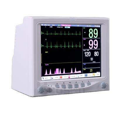 China ecg 12.1 inch portable ecg monitor multiparameter patient monitor veterinary machine for animals for sale