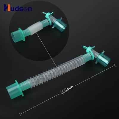 China Disposable Medical PE PVC Anesthesia Circuit Extension Tube Elastic Corrugated Tube for sale