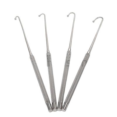 China Stainless Steel Medical Surgical Sterilize Veterinary Dog Cat Veterinary Instruments Castration Hook Tools for sale