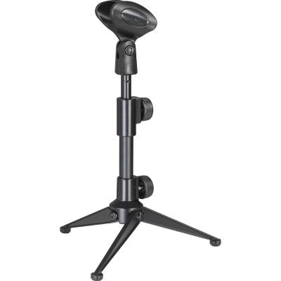 China Lane lms-028 professional desk studio MIC stand desktop tripod stand adjustable phone table microphone stand for sale