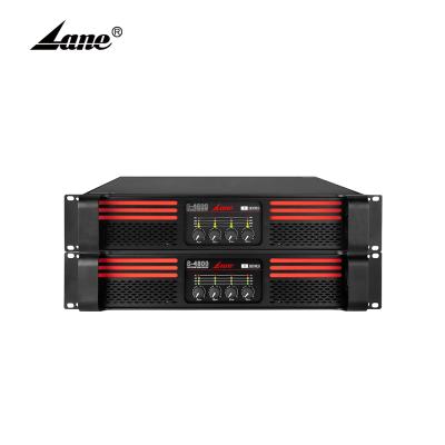 China Metal Lane S-4600 Factory Direct Sale Professional Karaoke Craft Class H PA 2U 4CH Power Amplifier Sound Professional for sale