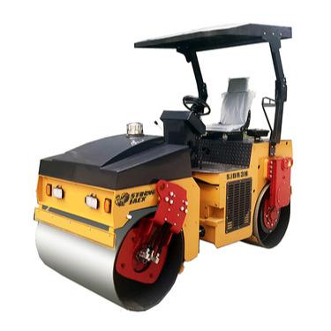 China Building Material Stores Factory Price Double Drum Vibratory Compactor 3 Ton Mini Asphalt Diesel Engine Road Roller For Sale for sale