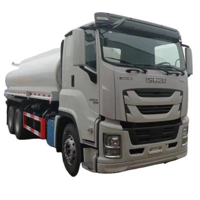 China Brand New ISUZU 6X4 350HP Water Tank Truck 20CBM Drinking Water Transfer Trucks Water Sprinkler Truck for sale