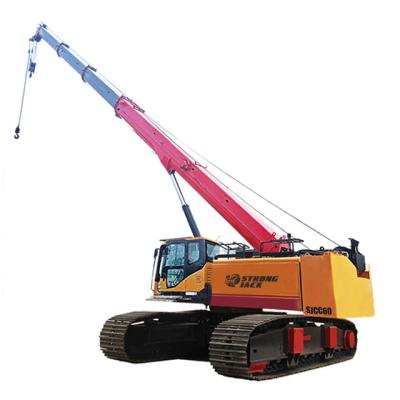 China Other best factory price SJCC 60T crawler crane 60 ton hydraulic mobile telescopic boom mini 60 ton for sale for sale