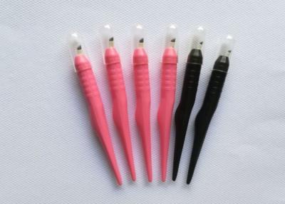 China Manual Gun Type 3d Tattoo Pen Microblading Eyebrows Kit With Different Colors for sale