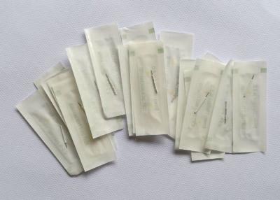 China Medical Grade Cosmetic Tattoo Needles , White Manual Tattoo Needles 21mm Length for sale