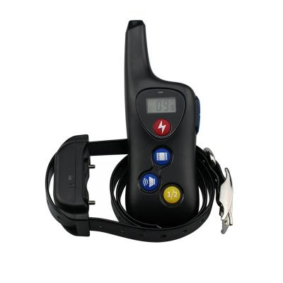 China Viable Vibration Beep Shock Dog Collar Electronic Rechargeable Dog Training Collar for sale