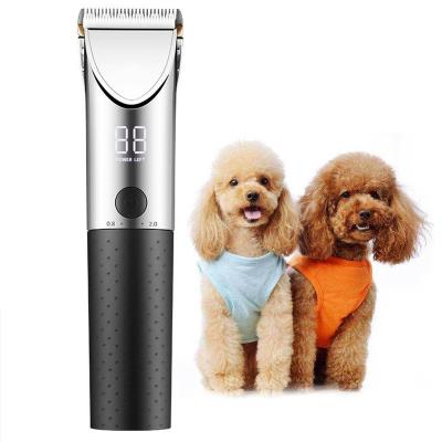 China Sustainable Dog Cat Grooming Products Supply Blade Professional Low Noise Pet Clipper for sale