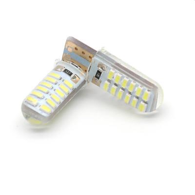 China Blink or Keep On Car LED LIGHT T10 194 W5W Canbus 24SMD 3014 Lead Silicone Wedge Lamp Parking Auto Side Bulb 12V for sale