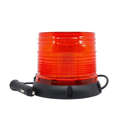 China 12-24V Alloy Car Emergency LED Aluminum Rotary Warning Beacon Light With Cigarette Plug for sale