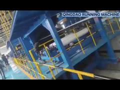 Single Layer Conveyor Belt Hydraulic Vulcanizing Press Machine 1600mm * 6000mm