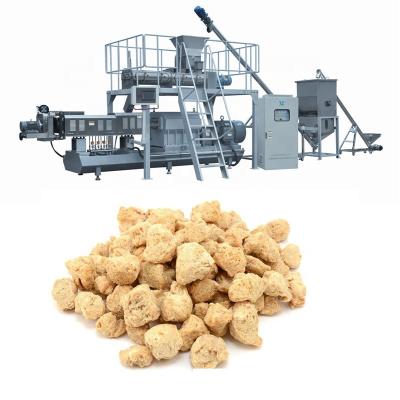 China Extruded Snacks Textured Line Soy Nugget Soy Protein Food Machinery Soy Protein Food Processing Plant for sale