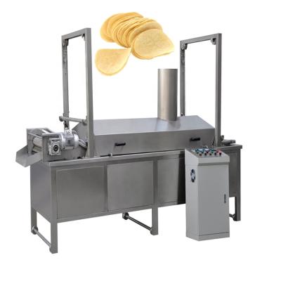 China food & Beverage factory doritos french fries continuous fryer machine / french fries fryer machine for sale